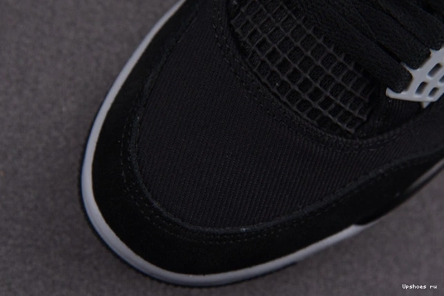 4 SE Black Canvas Retro Jordan DH7138-006 0317